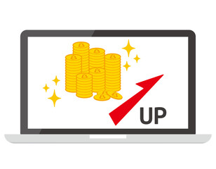 ビットコインのアイコン　仮想通貨