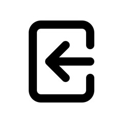 Close up of Login symbol  