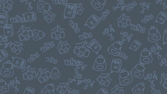Back to school seamless pattern texture. The mood is fun, great for school, backgrounds, paper and print