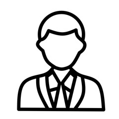 Obraz premium Businessman Corporate Career Icon