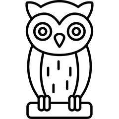 Owl Outline Icon