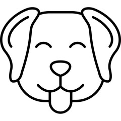 Dog Outline Icon
