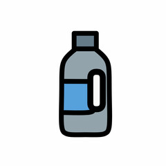 Bottle Illustration: Cleaning Product Container Graphic Icon
