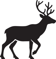 silhouette of a Reindeer