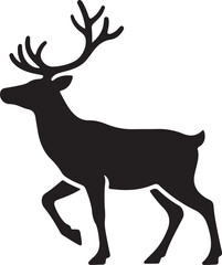 silhouette of a Reindeer