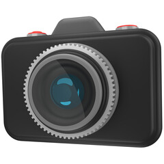 Mirrorless Camera 3D Illustration