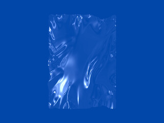 Fototapeta premium 3D abstract geometric shape with plastic texture on background / Forma geométrica abstracta 3D con textura de plástico sobre fondo / 3D-abstrakte geometrische Form mit Plastiktextur auf Hintergrund