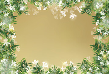 雪　クリスマス　冬　光　背景