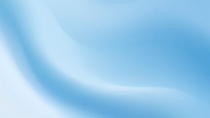 Soft Blue Waves Abstract Background
