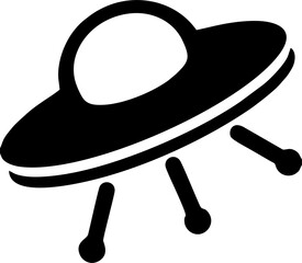 UFO Icon Silhouette