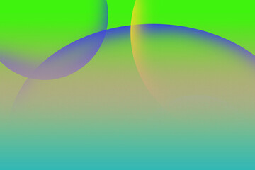 Fototapeta premium Abstract Gradient Circles smooth flowing