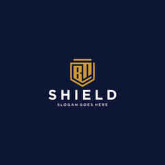 BF Shield Logo Design Inspiration	