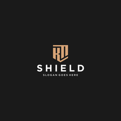 KF Shield Logo Design Inspiration	
