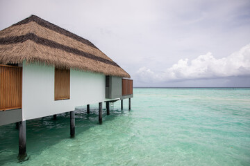 tropical beach hut overwater holiday relax
