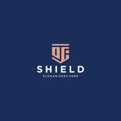 OF Shield Logo Design Inspiration	