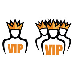 VIP concept icons set special offer for regular customers vector illustrations isolated perfect for marketing advertising and website graphic elements