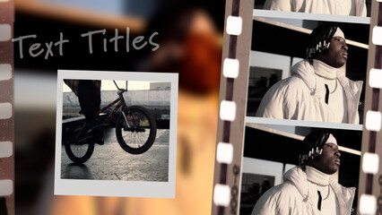 Slide Along Collage Transition With Media Replace & Text 1