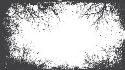 Dirty Monochrome Grunge Texture with Grainy Scratches and Old Damaged Canvas Pattern