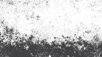 Dirty Monochrome Grunge Texture with Grainy Scratches and Old Damaged Canvas Pattern