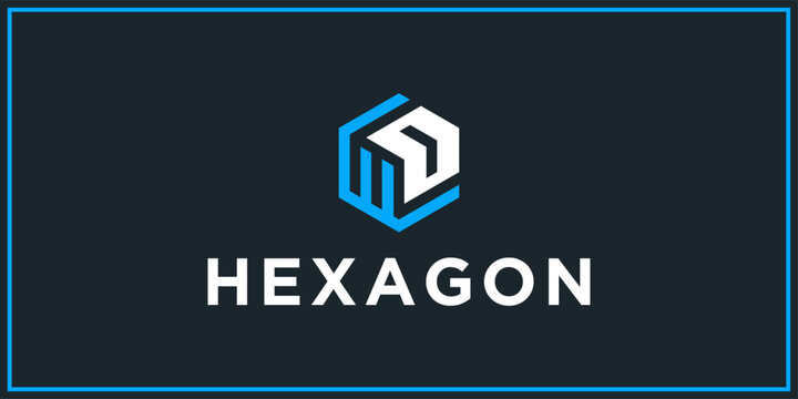 WD hexagon logo design inspiration	 - Powered by Adobe