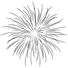 Obraz premium Dynamic starburst explosion design for festive occasions, celebrations, parties and new years