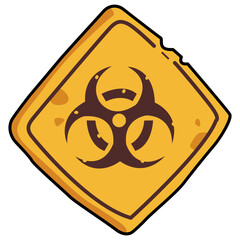 Biohazard Warning Sign Illustration