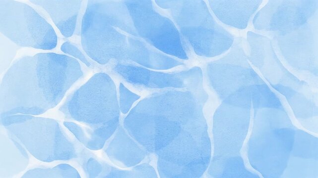 blue abstract background 揺れる水面の動画5秒 イラスト、アニメーション
