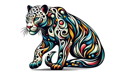 Cute and colorful animal