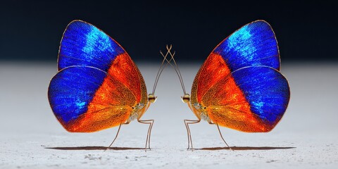 High-Quality Surreal Psychedelic Butterflies with Vibrant Colors Modern Artistic Freedom for Creative Marketing and Social Media Campaigns