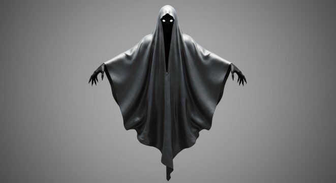 Hooded Shadow Ghost Figure
- Powered by Adobe