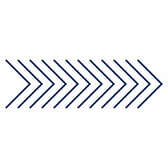 Modern Chevron Arrows Pointing Right for Navigation and Design, Forward Progress, Directional Symbol, Vector Graphic Element, Elegant and Clean Style Aesthetic