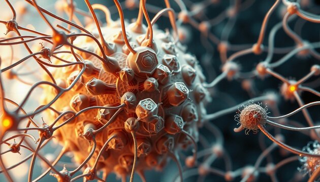 Complex Network of Intricate Spheres