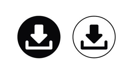 Dynamic black abstract shape with sharp angles and sharp edges