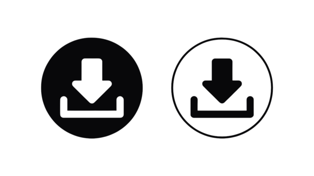 Dynamic black abstract shape with sharp angles and sharp edges