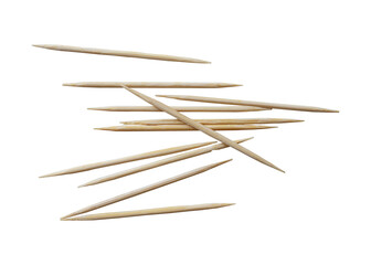 messy toothpicks isolated design element