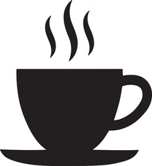 Coffee Cup Icon Vector Illustration Isolated on White Background