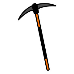 his-is-a-3d-render-of-a-pickaxe--it-has-a-light-g.svg
