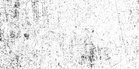 Obraz premium Abstract Monochrome Grunge Distressed Texture, Scratched Grainy Surface Overlay, Rough Dirty Industrial Background Vector