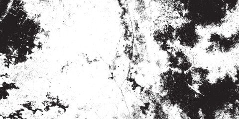 Black and White Abstract Grunge Texture with Cracked Distress Overlay
