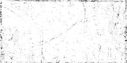 Abstract Grunge Distressed Black and White Texture Overlay, Rough Edges, Scratches and Dust