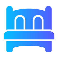 bed gradient icon