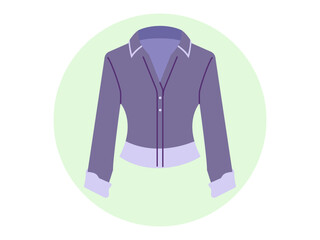 Blouse icon. Fashion symbol icon vector. Solid vector icons. Flat illustration concept.