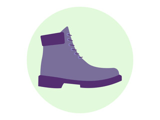 Boots icon. Fashion symbol icon vector. Solid vector icons. Flat illustration concept.