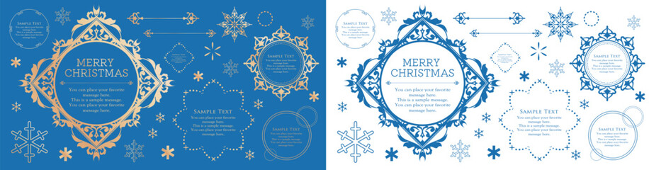 Christmas Frame Design Materials