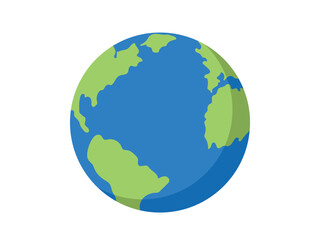 Earth globe, planet icon, globe symbol