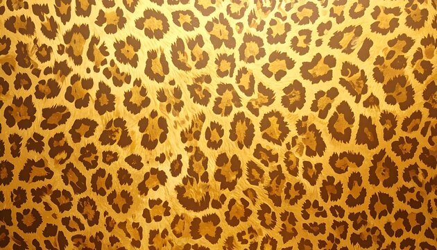 Gold Leopard Print Texture