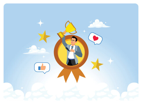 The best employees receive recognition and awards from the company.