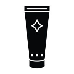 tinted moisturizer tube vector icon