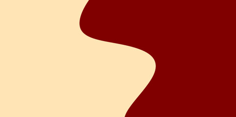 Modern Abstract Vertical S-Curve Background in Maroon and Cream. A minimalist and elegant vector background featuring a smooth vertical S-curve. Usage: Perfect for social media stories, book covers