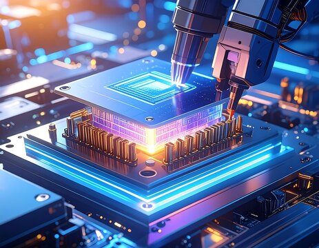 High-tech chip assembly